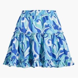 Hill House Blue and Green A-Line Skirt